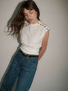 Nation Marni Top in Porcelain Apparel & Accessories Nation