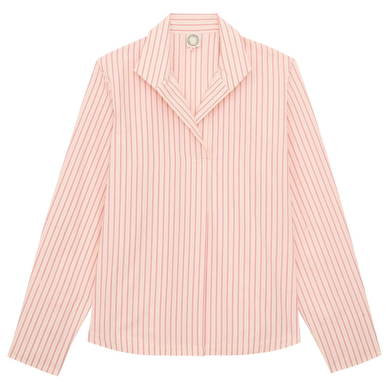IDLF Noa Shirt in Pink Stripe