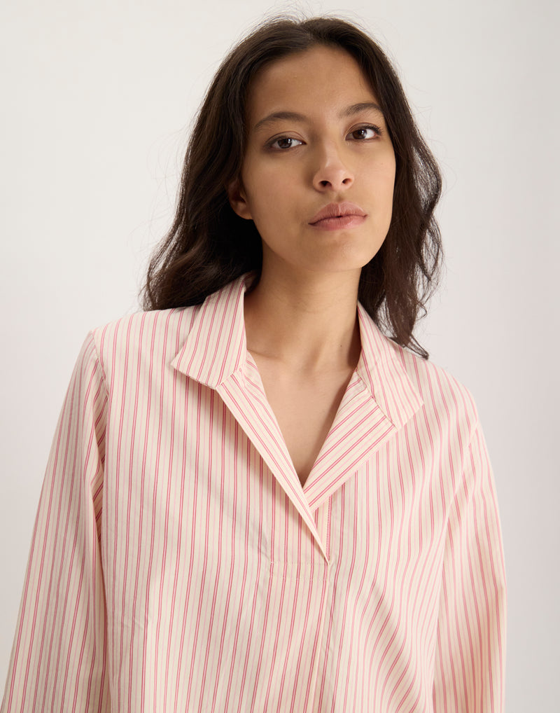 IDLF Noa Shirt in Pink Stripe