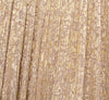 Off The Shoulder Metallic Foiled Metallic Pleated Mesh Long A-Line Ball Gown In Gold dress Adrianna Papell