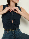 NATION Mimi Keyhole Top