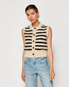 L&D Striped Sweater Vest Line & Dot