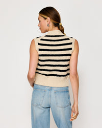 L&D Striped Sweater Vest Line & Dot