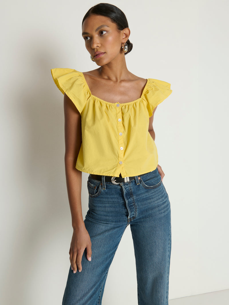 NATION Nataline Top in Sunshine