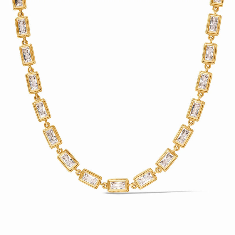 Julie Vos Baguette Tennis Necklace Julie Vos