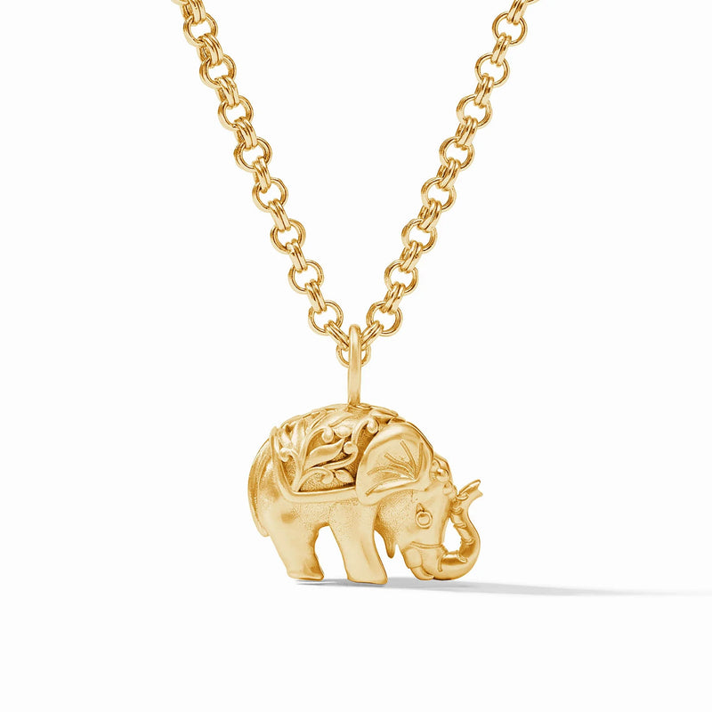 Julie Vos Elephant Pendant-Gold-OS Julie Vos