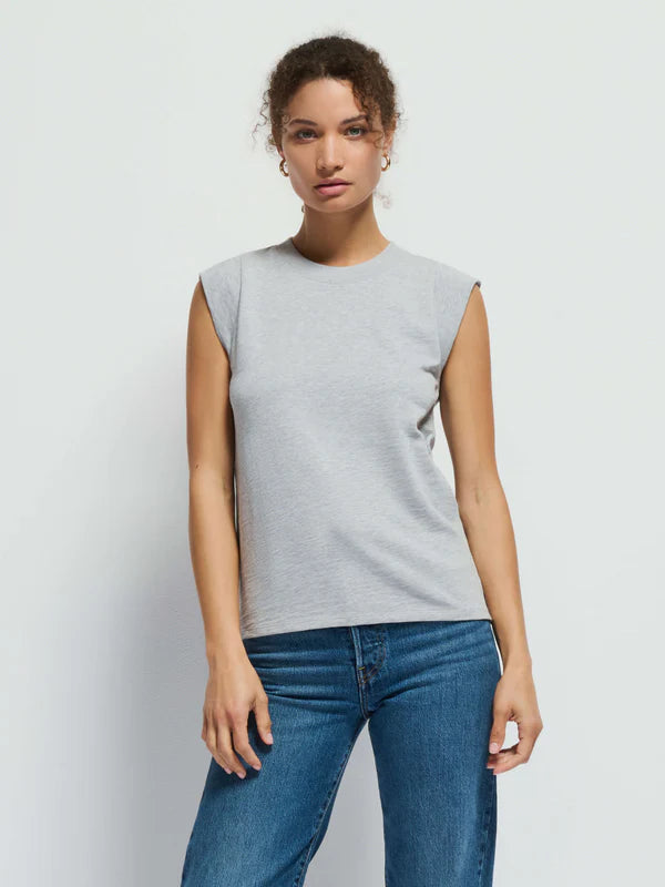 NATION Patti Muscle Tank in Grey