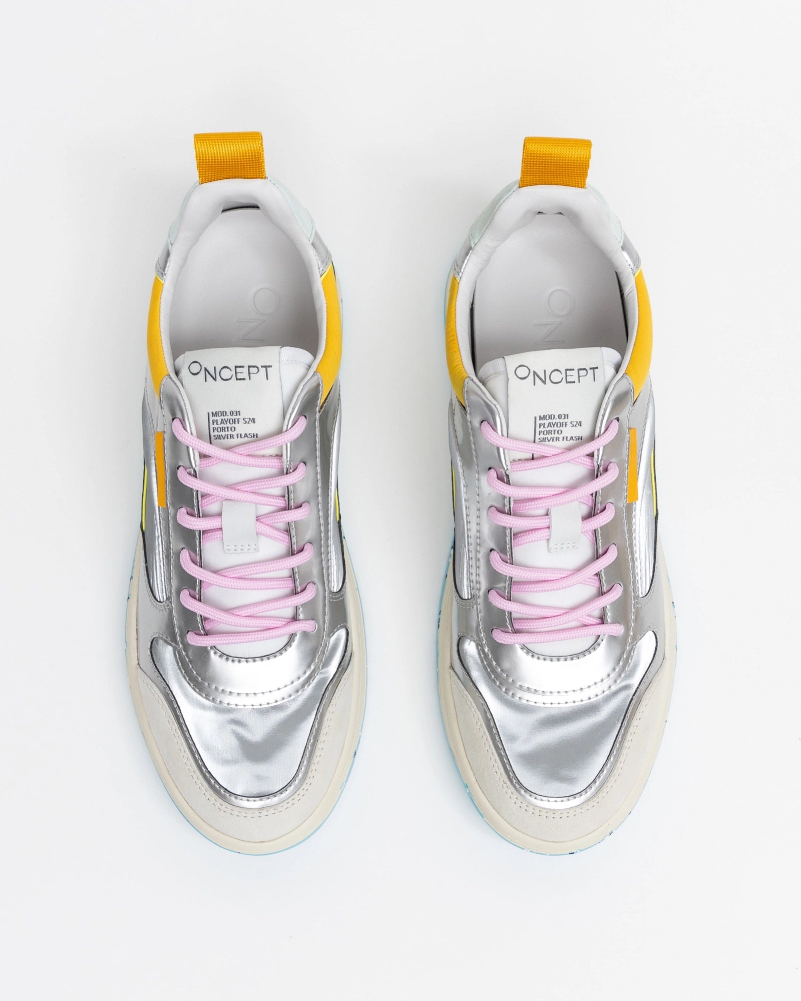 Oncept Porto Sneaker in Silver Flash Oncept