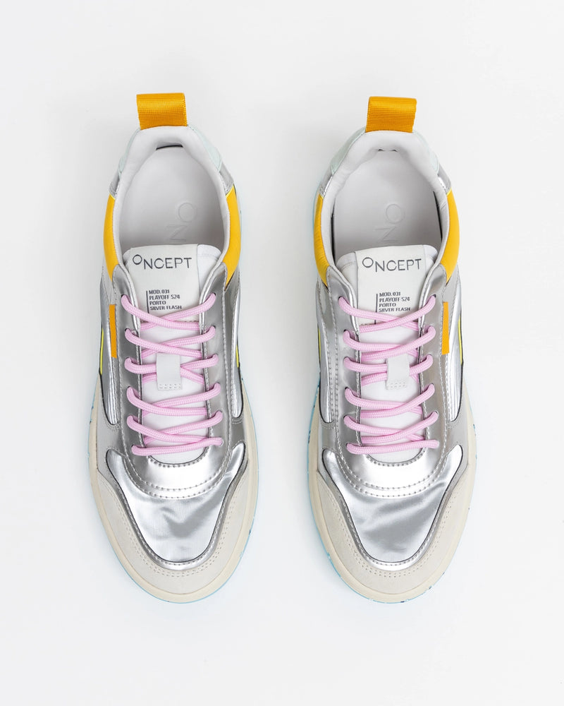 Oncept Porto Sneaker in Silver Flash Oncept