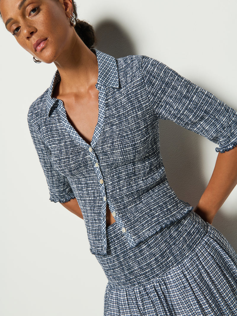 Nation Peggy Smocked Top Nation