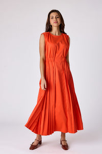 CROSBY Brantley Dress in Persimmon
