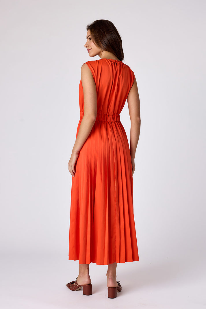 CROSBY Brantley Dress in Persimmon