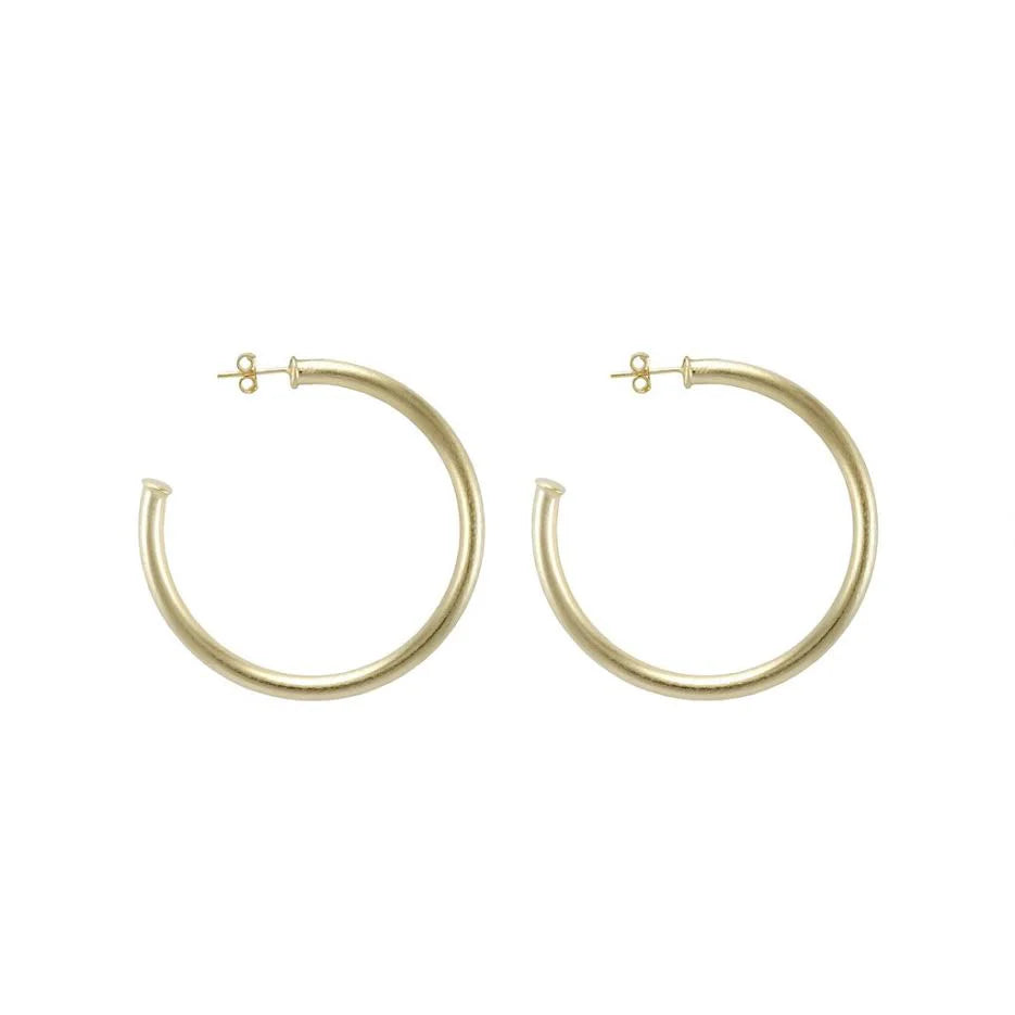SF Petite Favorite Hoops in Gold Sheila Fajl