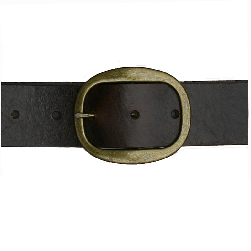 KW Heirloom Belt in Chocolate/ Gold Kim White Belts