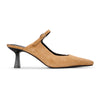 Yosi Samra Ryder Heel in Camel Suede
