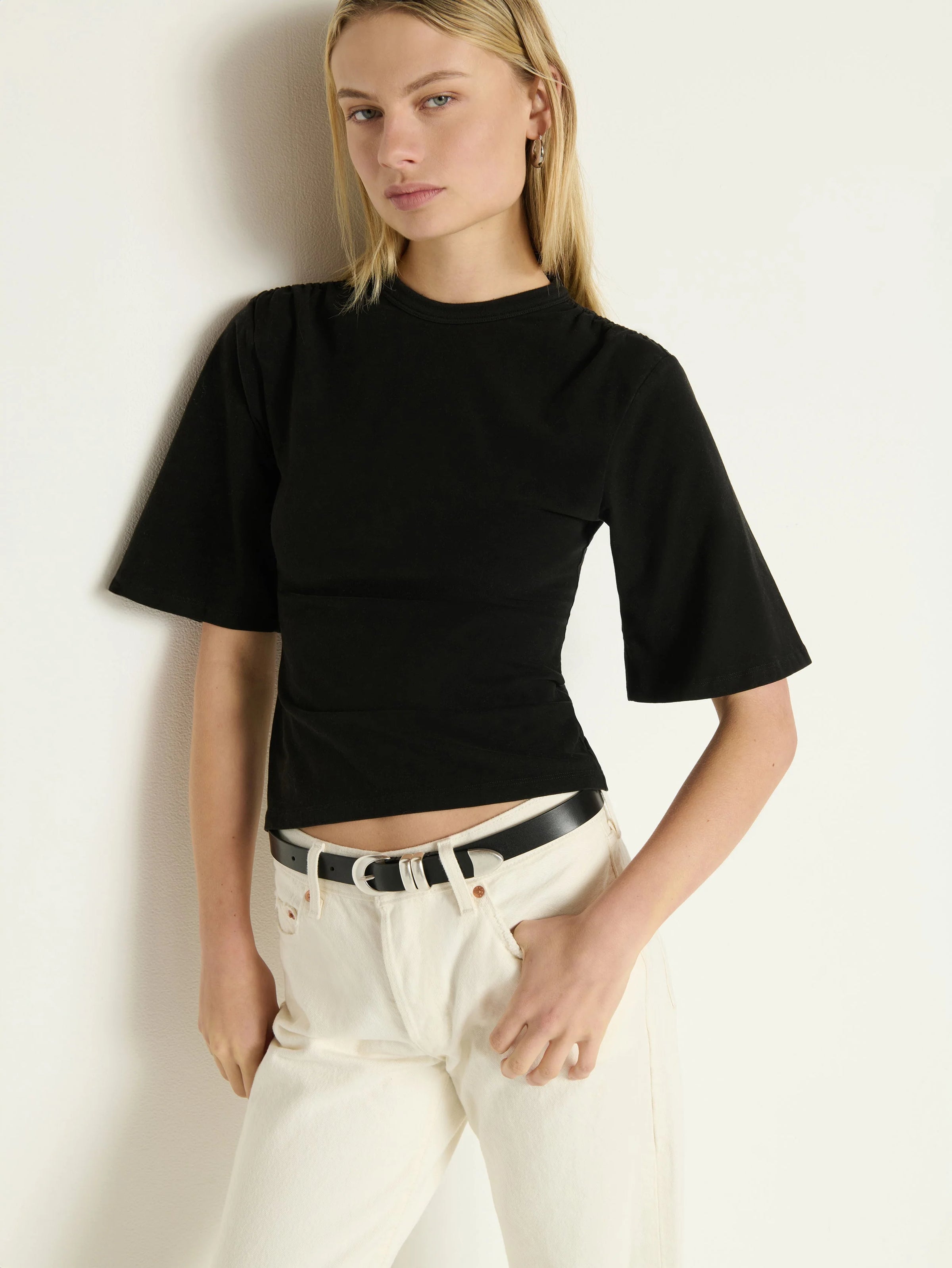 NATION Samara Shirred Top