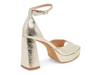 Pandro Sandal in Distressed Platinum DOLCE VITA