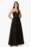 Aidan Mattox Sweetheart Strapless Black Gown Aidan Mattox