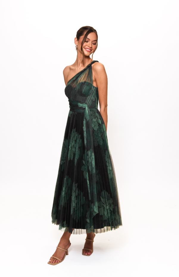 HUTCH Philippa Gown in Forest Green Hutch