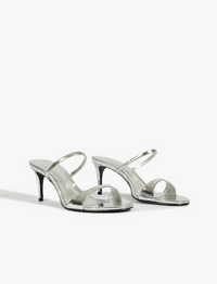 SCHUTZ Jessica Mule in Silver