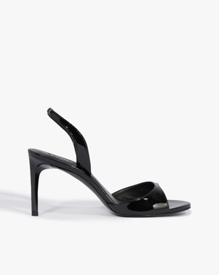 SCHUTZ Scarlet Slingbacks in Black