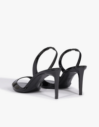 SCHUTZ Scarlet Slingbacks in Black