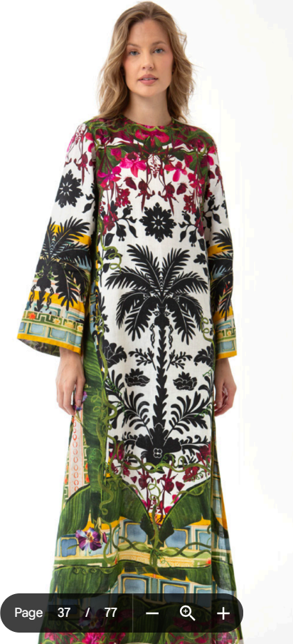 FSP Orchid Echo Linen Kaftan