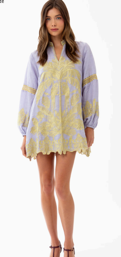 FSP Lilac and Yellow Tunic Dress