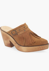 CORDANI Five Worlds Cocoa Suede Clogs