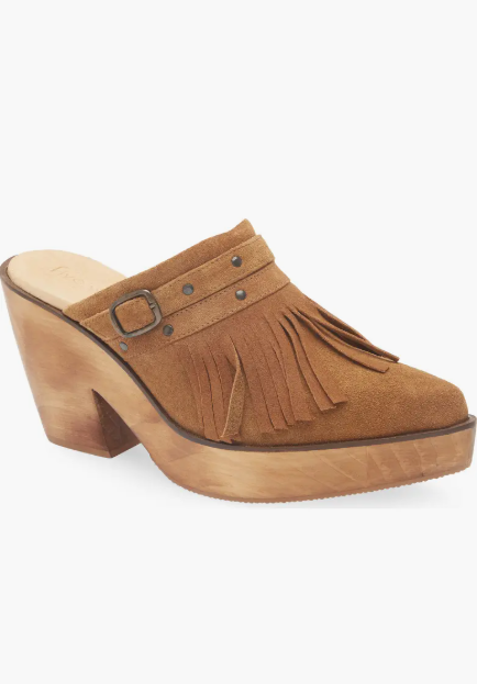 CORDANI Five Worlds Cocoa Suede Clogs