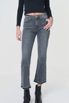 NOEND Farrah Mid Rise Kick Flare Jeans in Philly