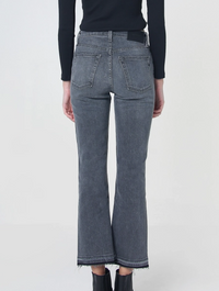 NOEND Farrah Mid Rise Kick Flare Jeans in Philly