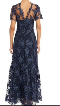 ML Embroidered Lace Gown