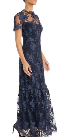 ML Embroidered Lace Gown