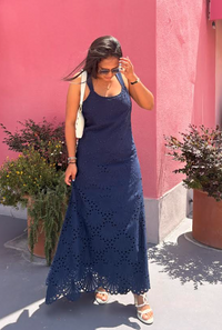 LLVN Navy Long dress
