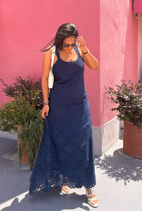 LLVN Navy Long dress