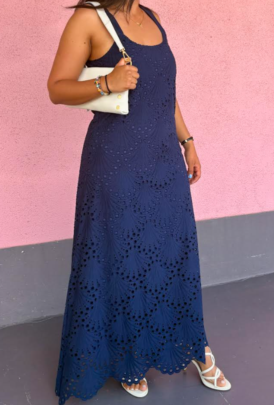 LLVN Navy Long dress