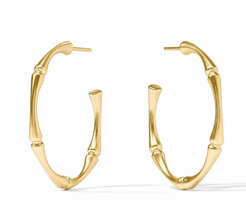 Bamboo Hoop Gold Medium