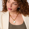 Julie Vos Solara Statement Necklace-Iridescent Clear Crystal-OS