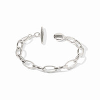 JULIE VOS Solara Link Bracelet in Silver