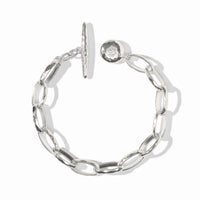 JULIE VOS Solara Link Bracelet in Silver