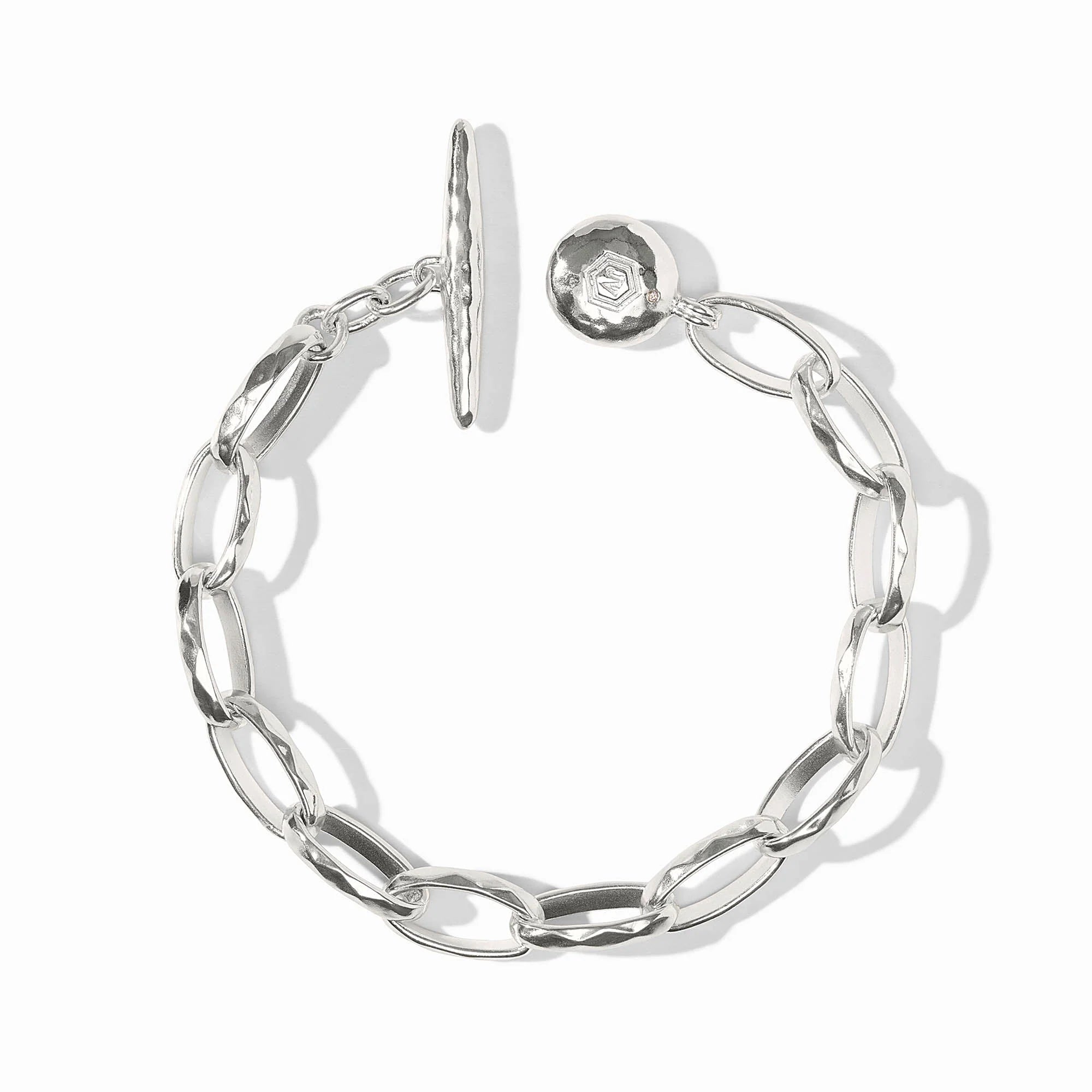 JULIE VOS Solara Link Bracelet in Silver