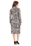 LT Faux Wrap Tie Dress London Times