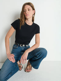 NATION Tavi Crew Tee in Black