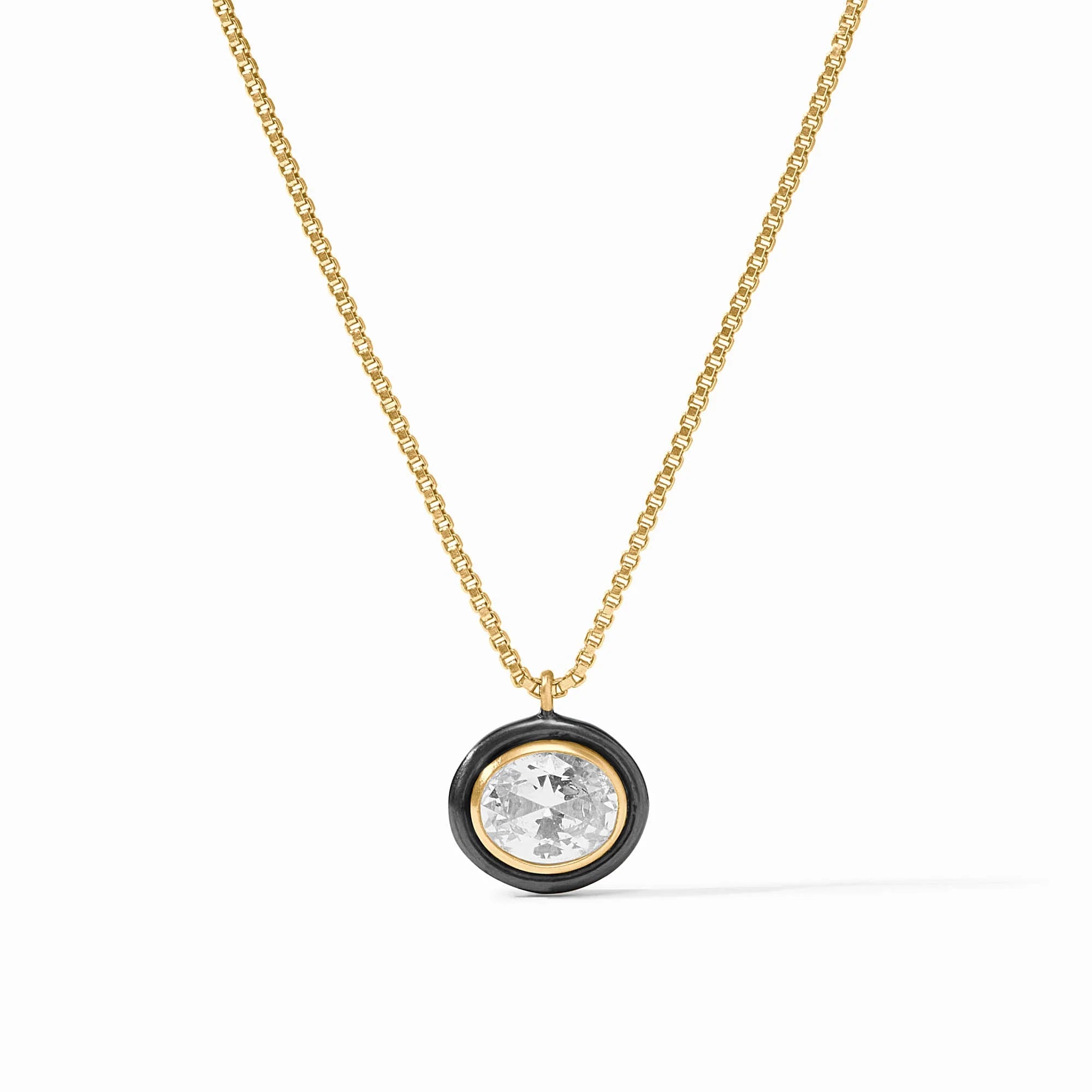 Julie Vos Tribeca Delicate Necklace in Cubic Zirconia