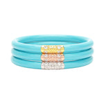 Three Kings All Weather Bangles in Turquoise