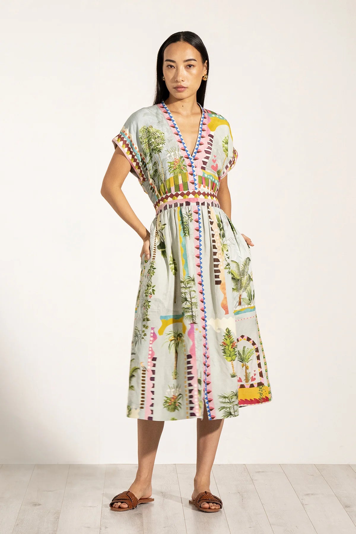 RANNA GILL Val Belted Dress RANNA GIL