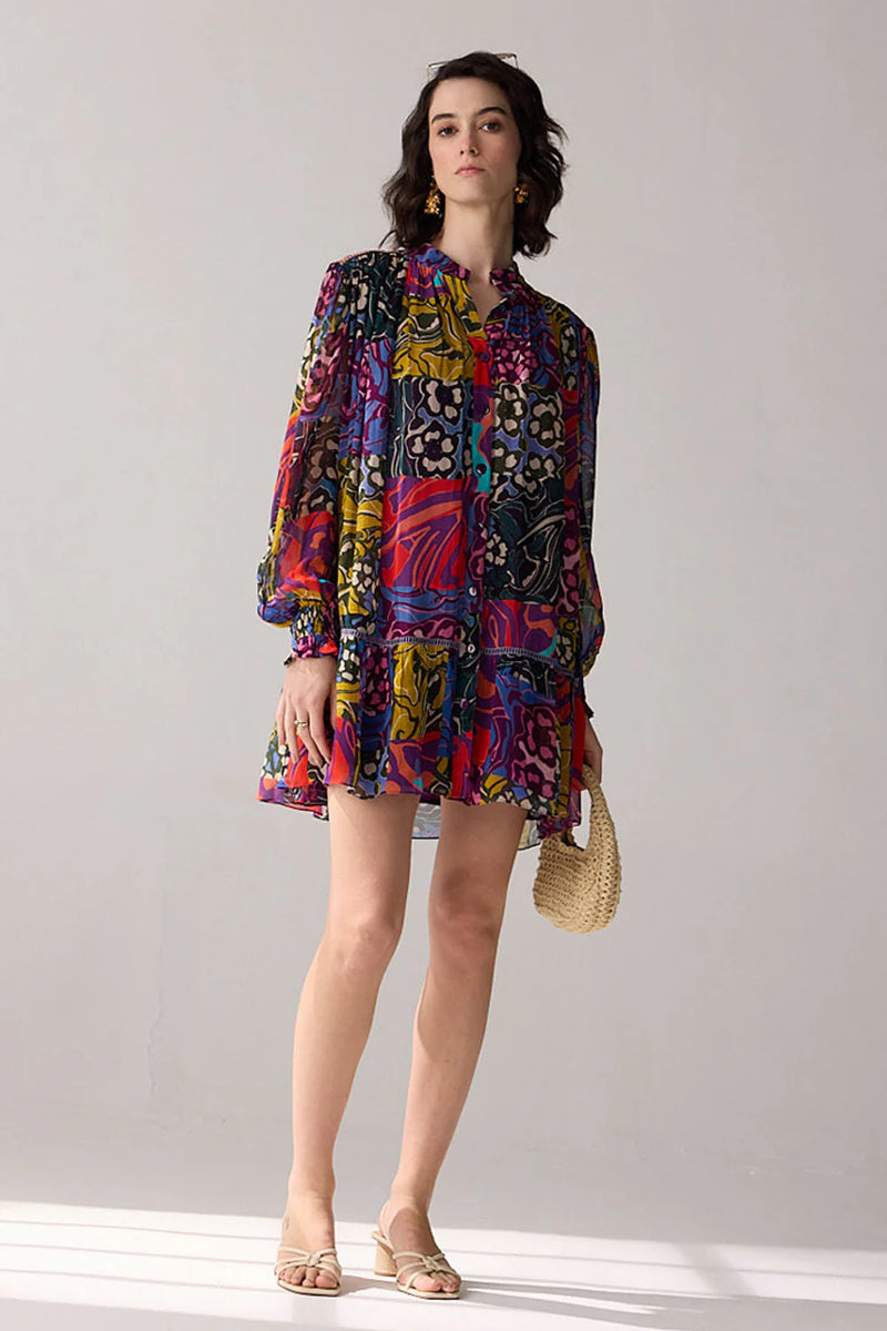 VERB Multi Printed Mini Dress VERB