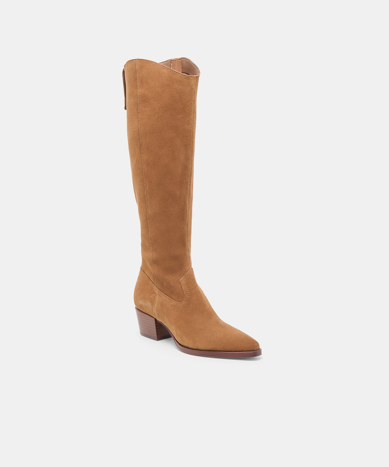 DOLCE VITA Virona Boot in Brown Suede Dolce Vita
