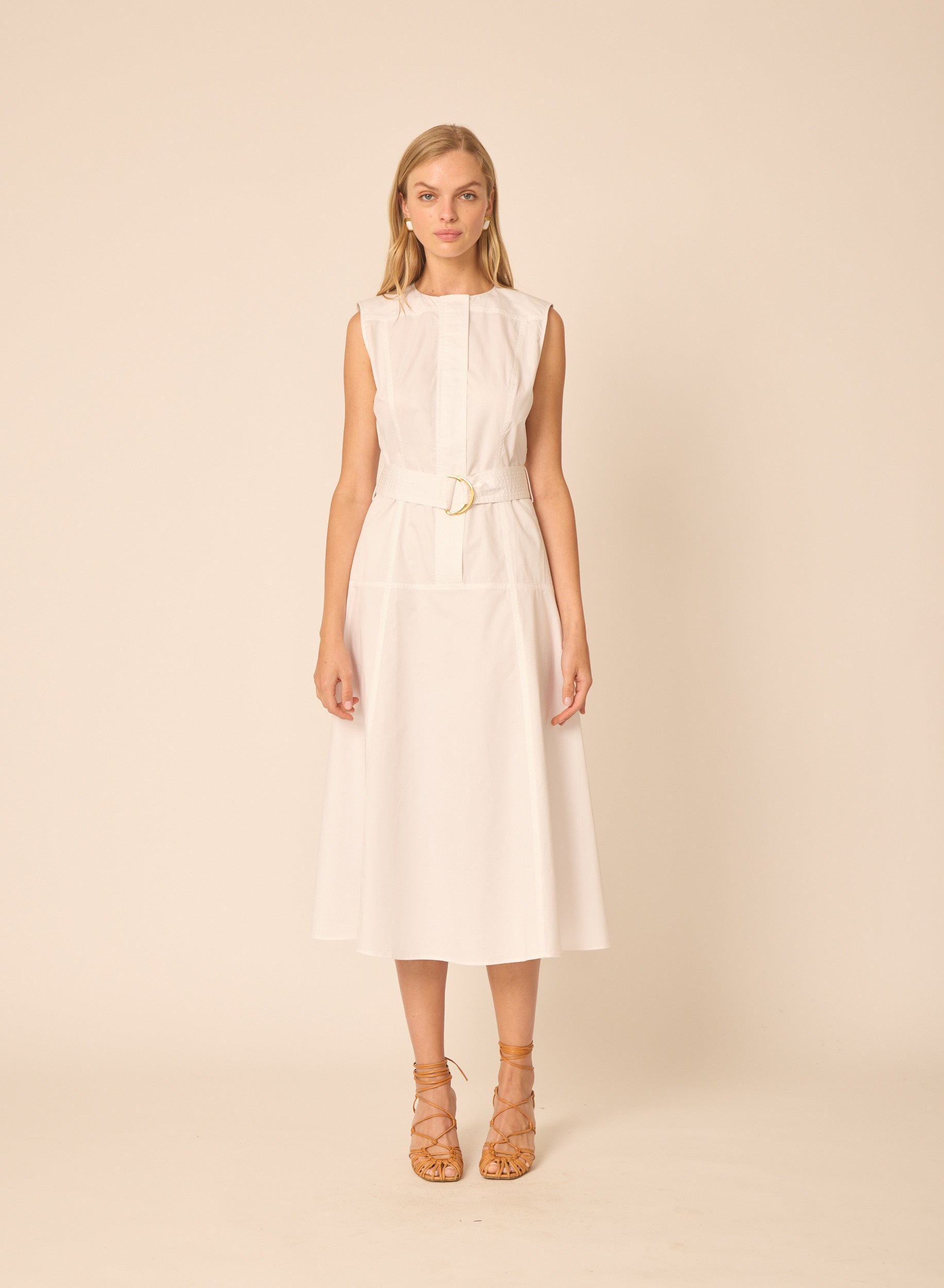 Gilner Farrar Virien Dress in White